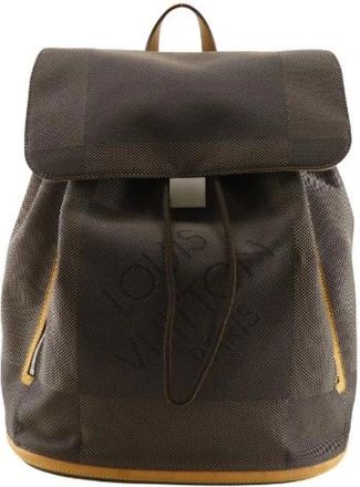 Louis Vuitton Tweedehands Canvas Louis Vuitton tassen - Heren - Vintage Rugzakken - Bruin - ONE Size - Vintage
