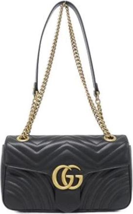 Gucci Pre-owned Shoulder Bags, female, Black, Size: ONE SIZE Pre-owned Leather gucci-bags