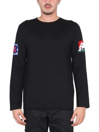 Comme Des Gar&ccedil;ons Black Wool Jersey