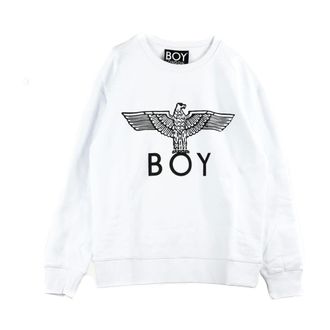 Boy London Heren, Sweatshirts & Hoodies, Wit, Maat: L