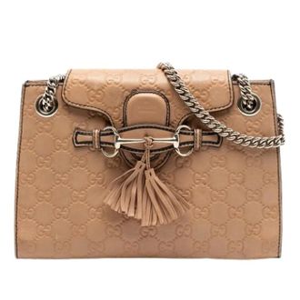 Gucci Pre-owned Cross Body Bags, female, Beige, Size: ONE SIZE Pre-owned The Emily