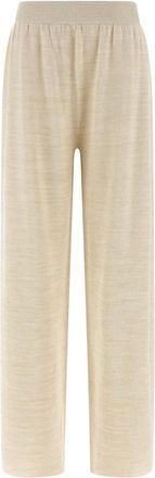 Fabiana Filippi Gold Lam thread trousers