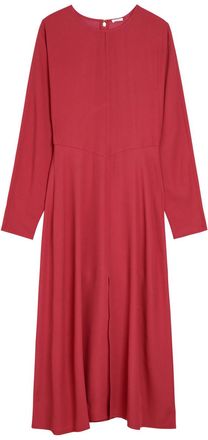 Joseph Hills Cut-out Crepe Midi Dress - Dark Pink - 44 (UK16 / XL)