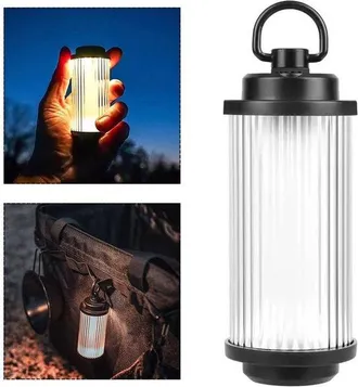 OEM Linterna De Camping Ligera Con 5 Niveles De Intensidad Regulables Y Puerto De Carga Usb (tipo C)