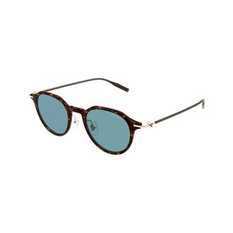 Montblanc Montblanc - Mb0355S Zonnebril - unisex - Accessoires - Bruin - Maat: 49 MM