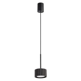 Sollux Lighting L&aacute;mpara colgantes negro aluminio alt. 125 cm