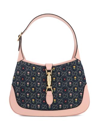 Gucci 2020 Jackie shoulder bag - women - Leather/Canvas - One Size - Black