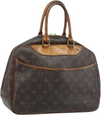 Louis Vuitton Pre-owned Monogram Handtas - Dames - Vintage Handtas - Bruin - ONE Size - Leer - Vintage