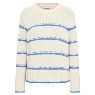 Mos Mosh Rola Bine Stripe Crewneck Knit - female - MOS MOSH - Round-neck Knitwear - Multicolor - M - Knitwear