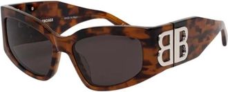Balenciaga Cat Eye Zonnebril - Dames - Accessoires - Bruin - Maat: 57 MM Polyamide
