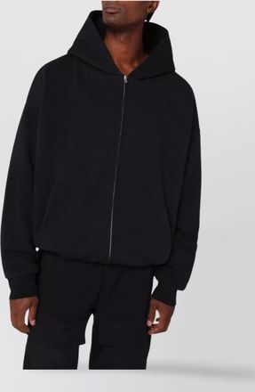 Entire studios zip hooded cotton sweatshirt