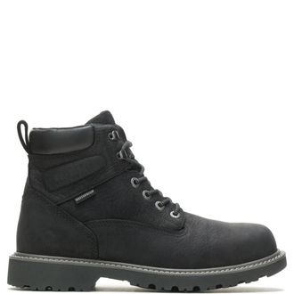 Wolverine Floorhand W10691 Mens Black Leather 6 Waterproof Work Boots ZAP2350