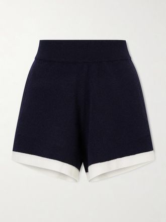 Allude Shorts In Cashmere - Nero