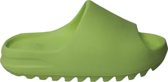 Yeezy by Kanye West Adidas Yeezy Slides in Glow Green Plastic
