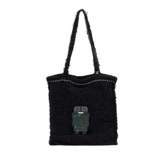 Chanel Bolso Tote Pre-owned de Tweed - Pre-owned - Mujer - Negro - ONE SIZE