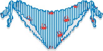 MC2 Saint Barth Womens Moon Swim Brief In Stripes Crab