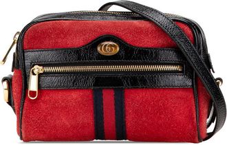 Gucci Pre-owned Gucci Mini Suede Ophidia Crossbody Ladies 517350 493075