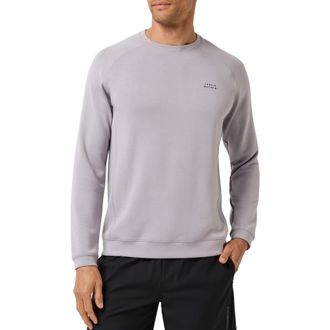 Travis Mathew Fibercloud Crewneck Sweatshirt in Light Grey at Nordstrom, Size Xx-Large