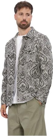 Anerkjendt Jassen, Heren, Veelkleurig, L, Katoen, Akoscar Garden Jacq Overshirt