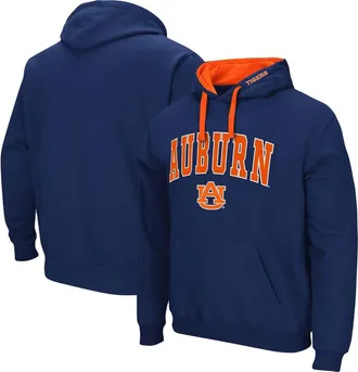 Colosseum Mens Colosseum Navy Auburn Tigers Big & Tall Arch & Logo 2.0 Pullover Hoodie at Nordstrom, Size Xx-Large