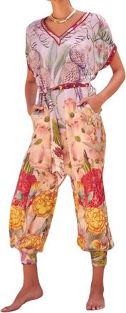 Carolina K Maena Jumpsuit In Floral Lilac