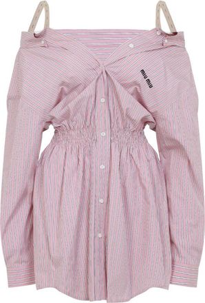 Miu Miu Pink Chemisier Dress