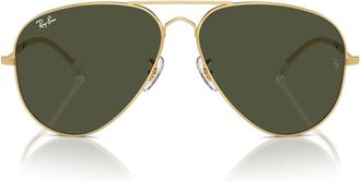 Ray-Ban Sunglasses Rb3825 001/31 Old Aviator Gold/Green Unisex