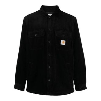 Carhartt Work in Progress Jassen, Heren, Zwart, XL, Katoen, Whitsome Shirt Jacket