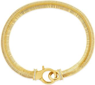 Sterling Forever Kassidy Bracelet-GOLD