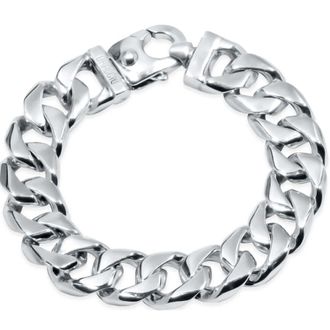 Pompeii3 Mens Heavy Cuban Link 14k Gold (142gram) or Platinum (228gram) 15mm Bracelet 8.5