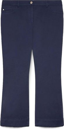 Fiorella Rubino Broeken, Dames, Blauw, 6Xl, Katoen, Kick Flare Broek