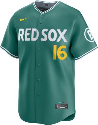 Nike Jarren Duran Boston Red Sox City Connect Nike Mens Dri-FIT ADV MLB Limited Jersey in Green | LM250CE7BQ9-W5E