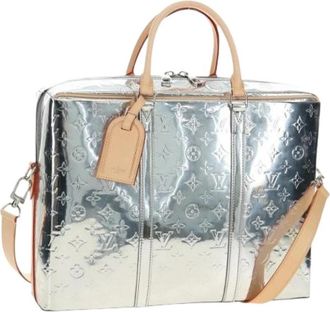 Louis Vuitton Pre-owned Monogram Canvas Shoulder Bag - Dames - Vintage Weekendtas - Grijs - ONE Size - Vintage