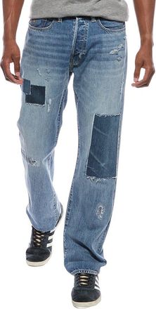 Todd Snyder Classic Distressed Wash Straight Fit Jean