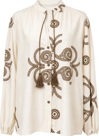 Souvenir Mujer, Blusas y Camisas, Beige, Talla: M