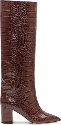 PARIS TEXAS Brown Leather Boots