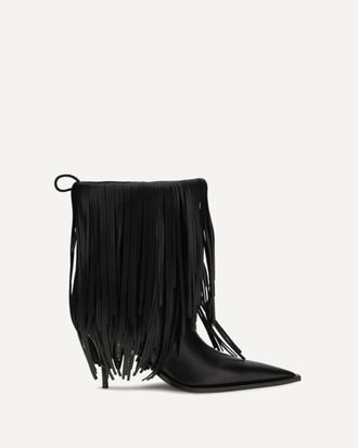Balenciaga Stivaletti Avenue Fringe Woman 36