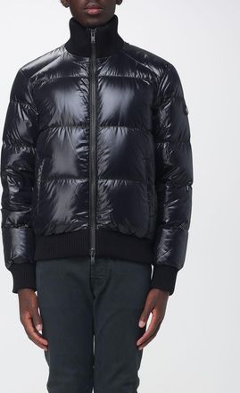 Moose Knuckles Kings Padded Bomber Jacket in Recycled Nylon with Turtleneck