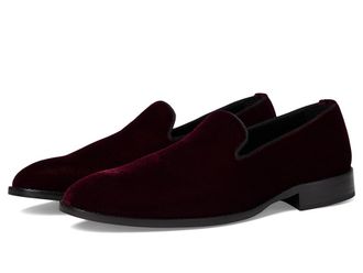 Johnston & Murphy Gavney Slip-On Loafers Mens Shoes Burgundy Velvet : 11.5 M (D)