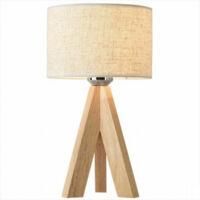 OEM L&aacute;mpara De Mesilla Medieval De 36 Cm (14,2 Pulgadas) - Pantalla De Lino - Interruptor De Encendido/apagado - Certificaci&oacute;n Ul Para Habitaciones Infant