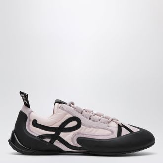 Loewe Sneaker Grip in nylon e pelle scamosciata rosa/nere