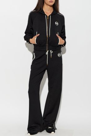 Michael Michael Kors Sweatshirt With Embroidered Logo, Womens, Black