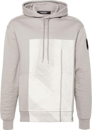 A-Cold-Wall* Strand cotton hoodie - men - Cotton - L - Grey