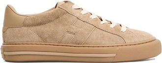 Hogan Beige Su&egrave;de Sneakers - Heren - Sneakers - Bruin - 41 EU - Su&egrave;de - Schoenen