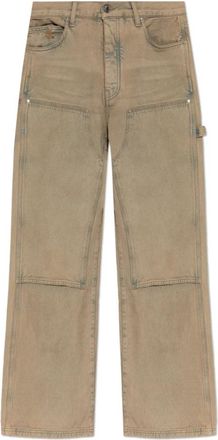 Amiri Carpenter Jean - Heren - Regular Fit Jeans - Beige - W36 - Katoen - Jeans
