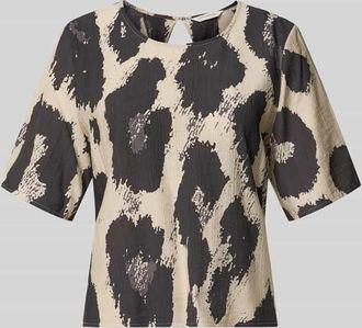 Moss Copenhagen Blusenshirt aus Viskose-Mix Modell Karalie Jusia in Beige, Gr&ouml;&szlig;e XL