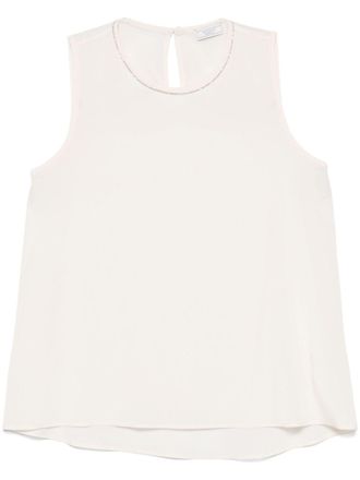 PESERICO Punto Luce chain-detail top - Neutrals