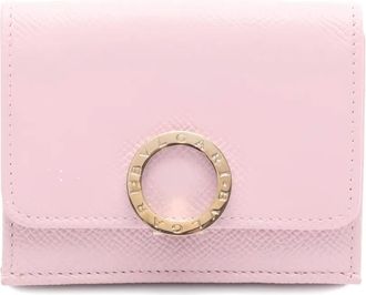 Bulgari 2010s clip tri-fold wallet - Pink