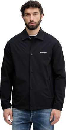 Emporio Armani Iconico Jacket - Heren - Zomerjassen - Blauw - 2XL - Polyester - Jassen
