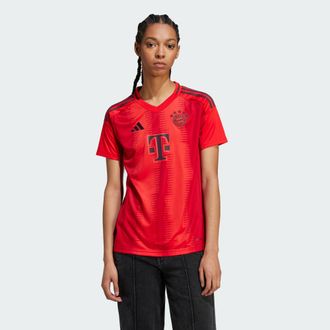 adidas adidas Performance Womens FC Bayern 24/25 Home Jersey - Red - Size Medium